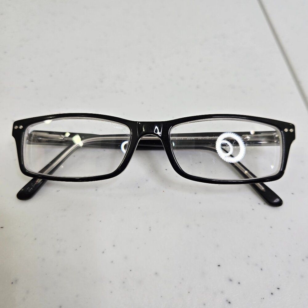 Ray Ban Frames Eyeglasses Plastic Black Small RB 5113 2034 52 16 140 Rectangle